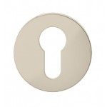 Cilinderrozet DND Fine glans nikkel