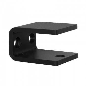 Trapleuninghouder plat zwart