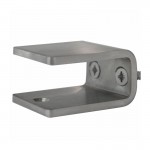 Trapleuninghouder plat RVS geborsteld