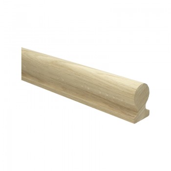 Trapleuning sleutelgat eiken 100cm