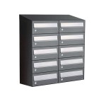 Hive set 2-breed, 5-hoog met dak antraciet Hive set 2-breed, 5-hoog met dak antraciet