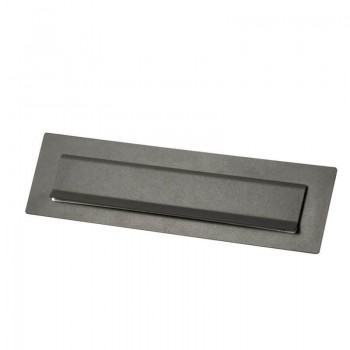 Briefplaat Stoer Basalt 340x95mm