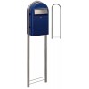 Brievenbus Bobi Grande Blauw + statief