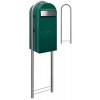 Brievenbus Bobi Jumbo Groen + statief