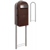 Brievenbus Bobi Jumbo Bruin + statief