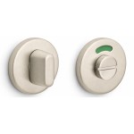 Toiletgarnituur D6 PVD warm RVS met vrij bezet indicatie
