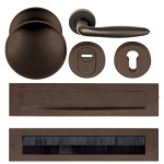 Complete voordeurset Hydra Basic brons