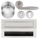 Complete voordeurset Hydra Basic mat RVS 