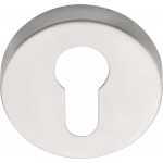 Cilinderplaatje D10 mat RVS