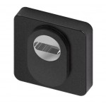 Veiligheidscilinderrozet vierkant Noir BIOV (UTB)