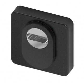 Veiligheidscilinderrozet vierkant Noir BIOV (UTB)