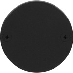 Blindplaatje Edgy EGB50 mat zwart