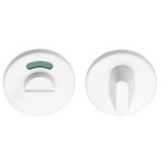 Toiletgarnituur Basic LBWC50 mat wit met vrij bezet indicatie