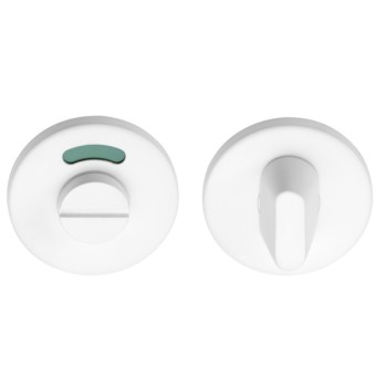 Toiletgarnituur Basic LBWC50 mat wit met vrij bezet indicatie