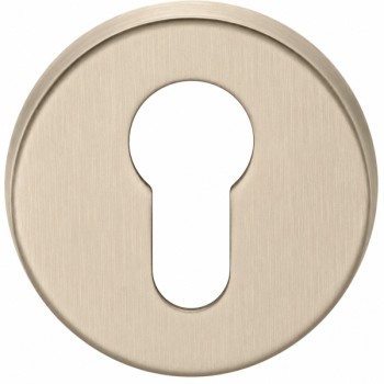 Cilinderplaatje Basic LBY50 PVD champagne