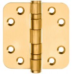 Kogellager scharnier LBSA7676 afgerond PVD mat goud