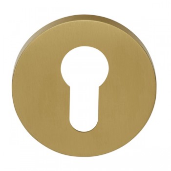 Cilinderplaatje Rivio GLY53 PVD mat goud