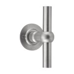 Deurkruk vast Ferrovia FVT125V/52 mat RVS