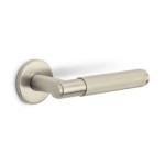 Deurklink Basic LB5 22mm rond rozet PVD champagne