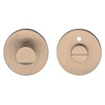 Toiletgarnituur Rivio GLWC53 PVD licht brons met vrij bezet indicatie