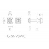 Toiletgarnituur Timeless GVR-VBWC glans nikkel