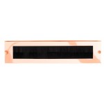 Tochtborstel Basic LB535BI gepolijst koper PVD