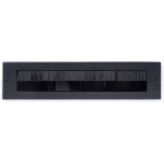 Tochtborstel Basic LB535BI mat zwart