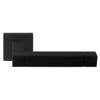 Deurkruk SQUARE JB100G vierkant rozet mat zwart