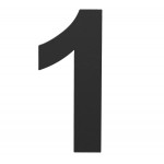 Huisnummer LBHN100 mat zwart