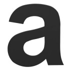 Huisletter LBHN100 mat zwart