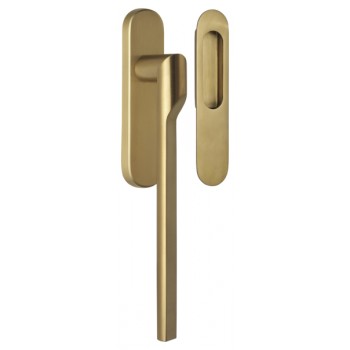 Schuifpuibeslag Rivio GL231 PVD mat goud