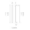 Deurgreep LSQ1045A  600x25mm