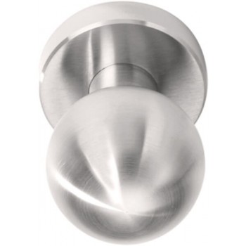 Voordeurknop LB55V Mat RVS