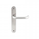 Deurkruk Stockholm Ls Ovaal Op Langschild RVS