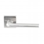 Deurkruk Samos vierkant rozet RVS