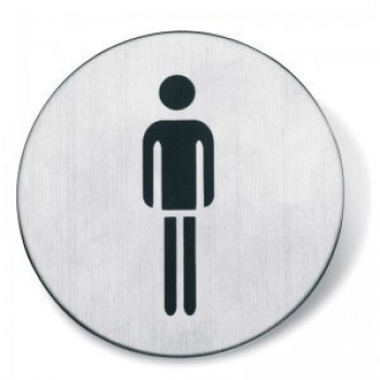 Pictogram zelfklevend rond man