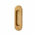 Schuifdeurkom Inca messing getrommeld