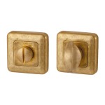 Toiletgarnituur QBE messing getrommeld