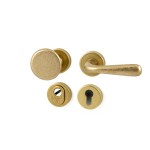 Veiligheidsset Monza met kruk Silvia messing getrommeld