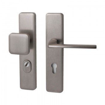 Veiligheidsset Qbe met knop Charley en kruk Zenith Inox