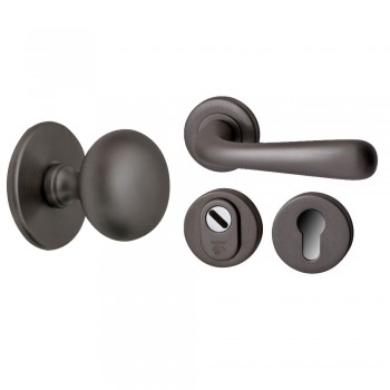 Voordeurset gunmetal PVD