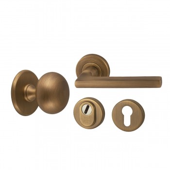 Voordeurset Sara mat brons