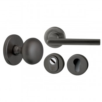 Voordeurset Sara gunmetal PVD