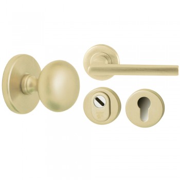 Voordeurset Sara Champagne PVD