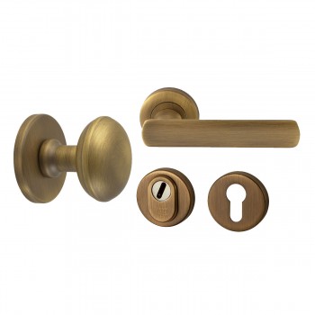 Voordeurset Shadow mat brons