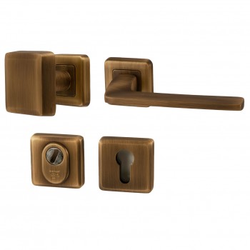 Voordeurset QBE mat brons