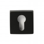 Cilinderrozet Variovierkant 304 Zwart