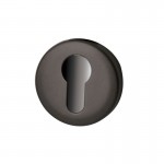 Cilinderrozet Artax Puurzwart