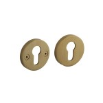 Cilinderplaatje Shiraat mat messing PVD