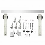 Schuifdeursysteem 2 meter hangrollen recht 290mm Intersteel RVS